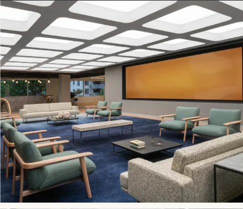 Stand Together lounge and presentation space